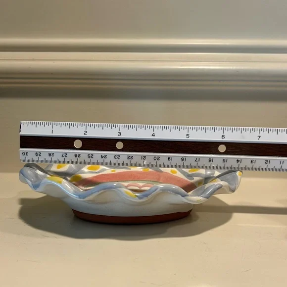 Vintage Mackenzie-Childs Soap Disk/Trinket Tray - Picture 5 of 8